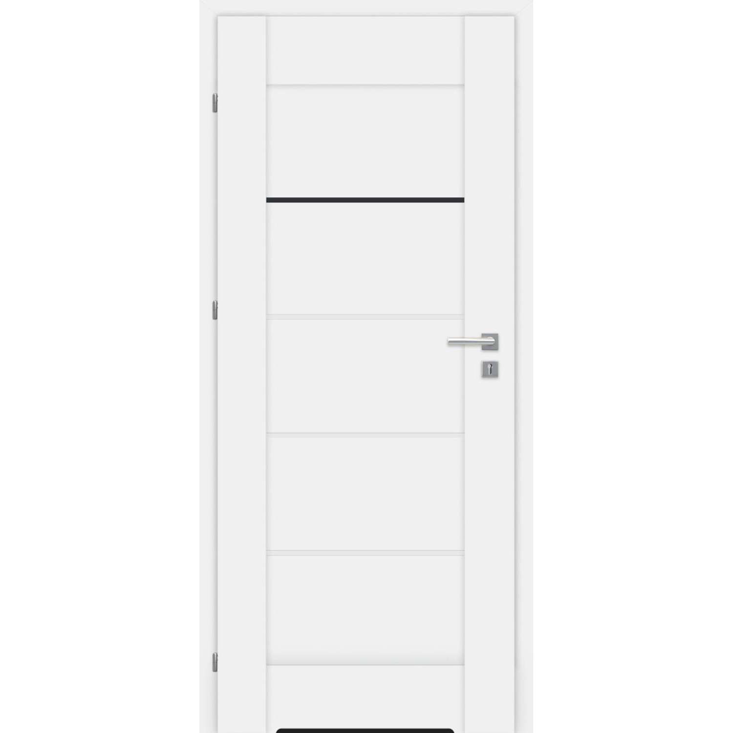 Classen skrzydło Falko biel arktyczna czarna szyba z pod. wentylac 70L