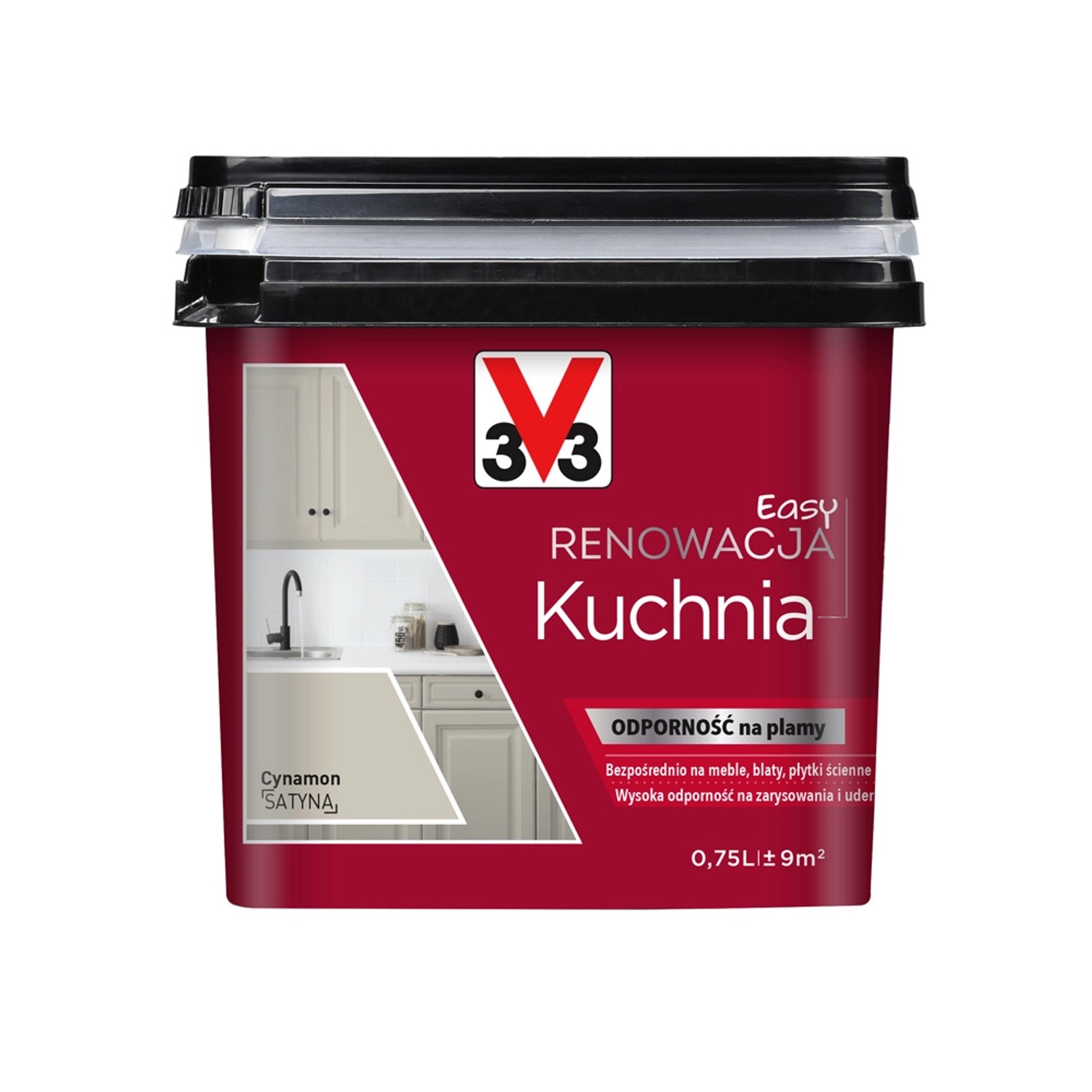 V33 Farba Easy Renowacja Kuchnia cynamon 750 ml