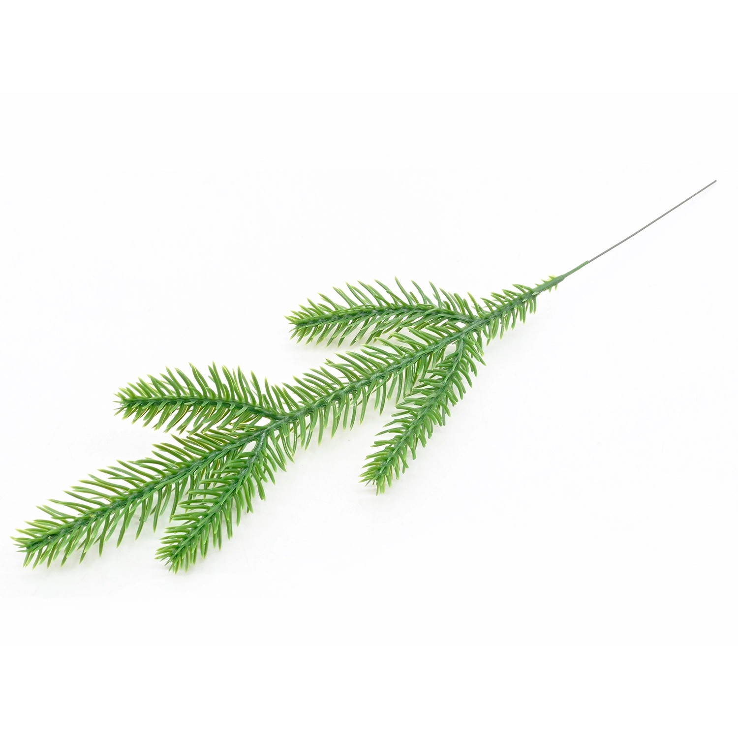 Gałązka choinkowa zielona - 33 cm