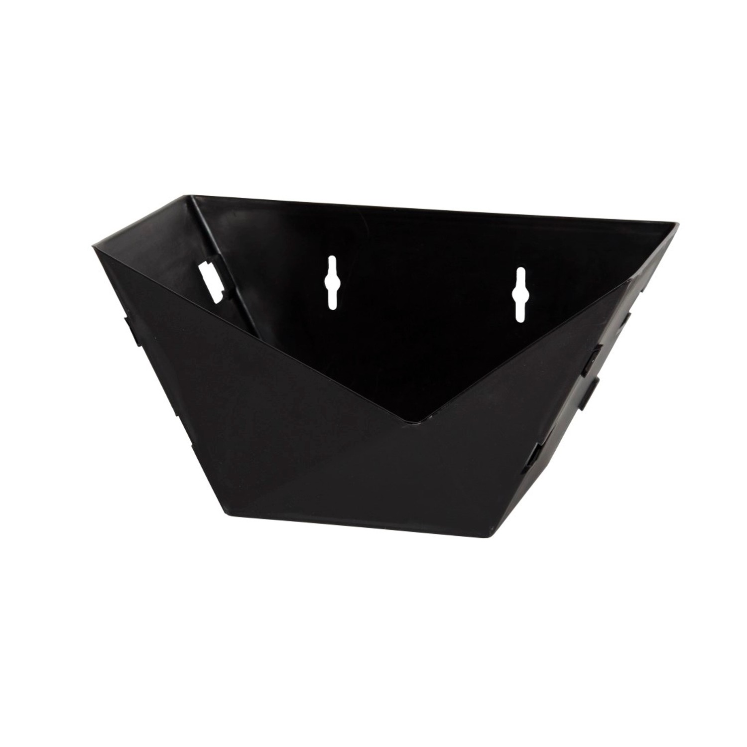 Doniczka modułowa na ścianę czarna - 15 x 29 x 21 cm