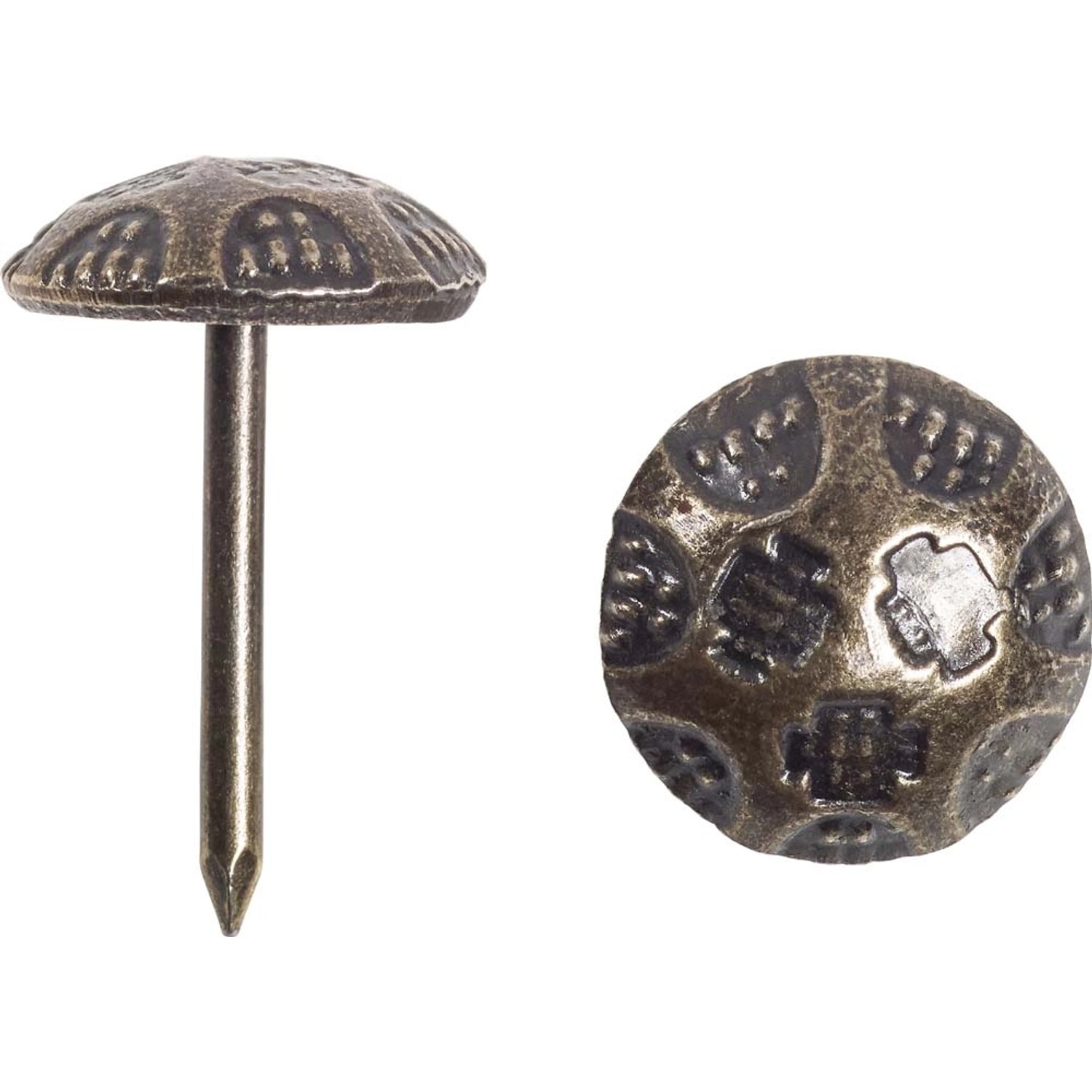 Pinezki tapicerskie stylizowane 12mm 42szt