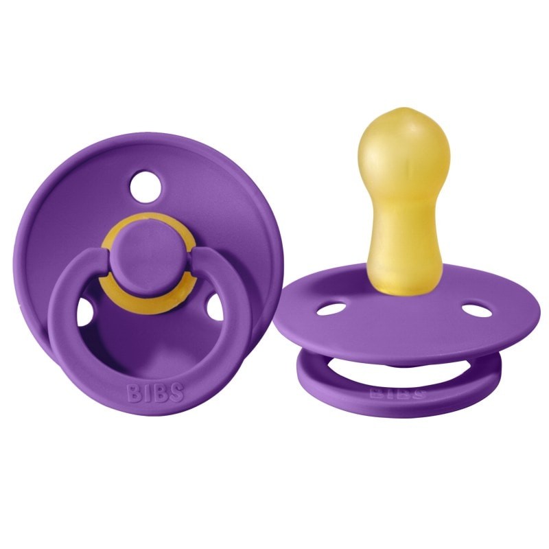 Bibs, Purple S Smoczek Uspokajający kauczuk Hevea