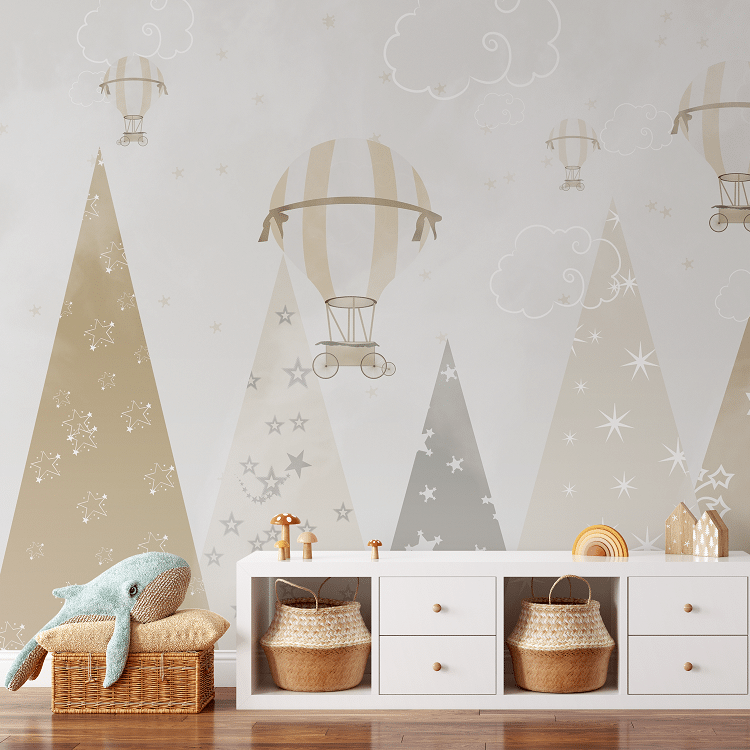 Fototapeta dla dzieci Góy i Balony - 500