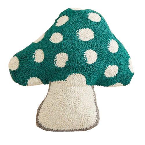 Poduszka grzybek zielona ns
