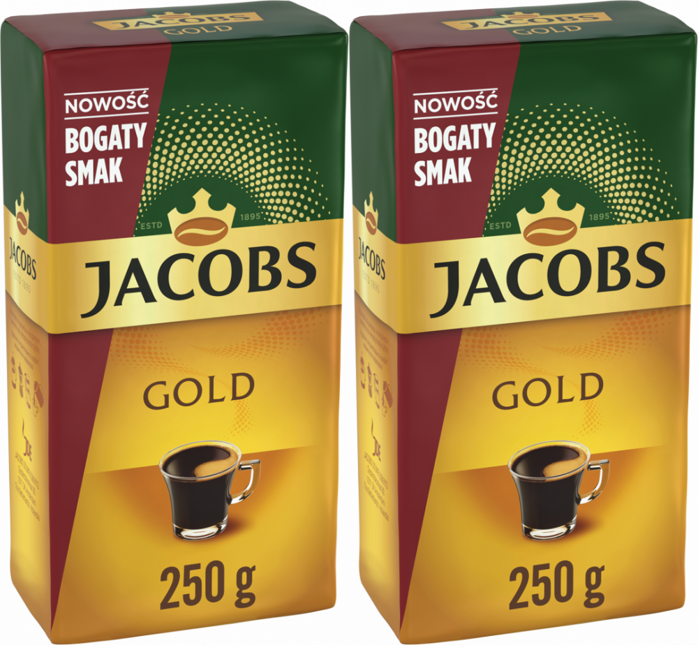 2x Kawa mielona Jacobs Gold, 250g