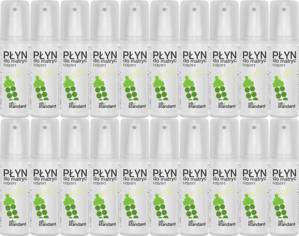 20x Płyn do czyszczenia ekranów LCD Ofix Standard, 100ml