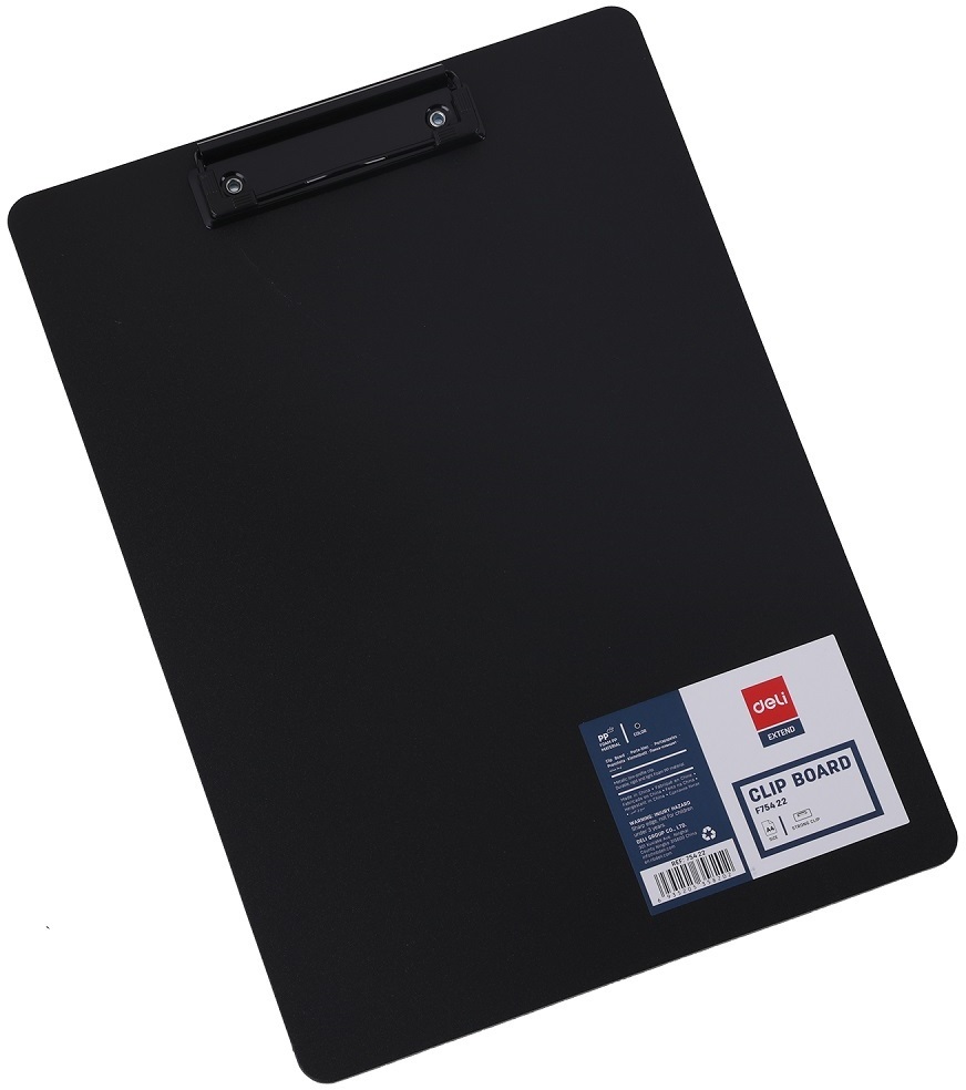 Clipboard Deli, A4, czarny