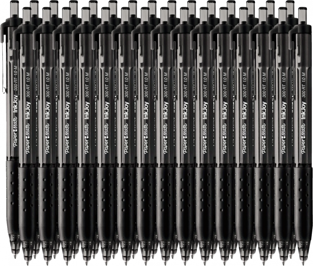 30x Długopis automatyczny Paper Mate, InkJoy 300RT, M, czarny