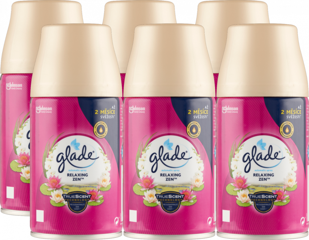 6x Wkład do odświeżacza Glade by Brise Automatic Spray, Japoński Ogród, 269ml
