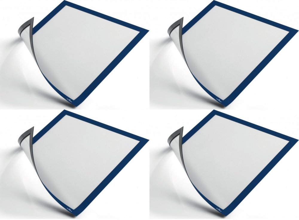 4x Ramka magnetyczna Durable Duraframe Magnetic, A3, 5 sztuk, granatowy