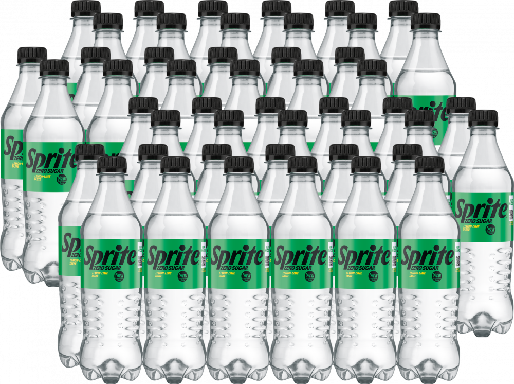 48x Napój gazowany Sprite Zero, butelka, 0.5l