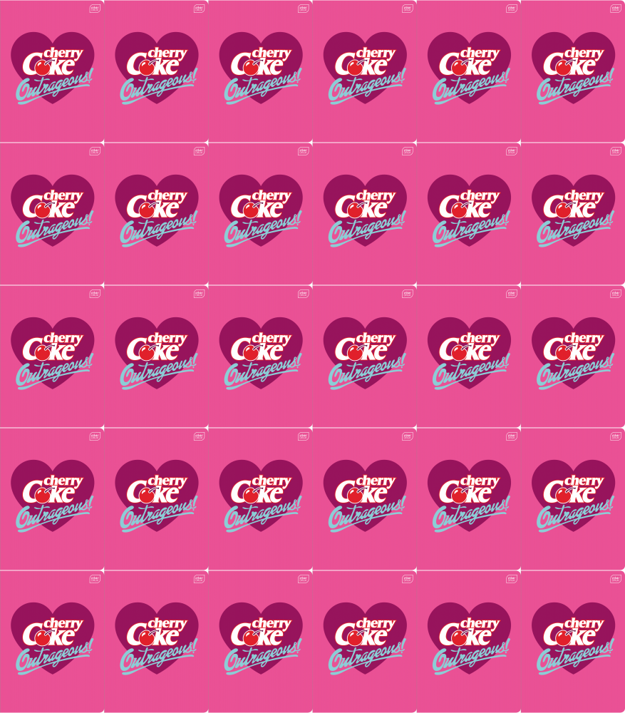 30x Zeszyt A5 Interdruk Coca Cola, w kratkę, 32 kartki, mix wzorów