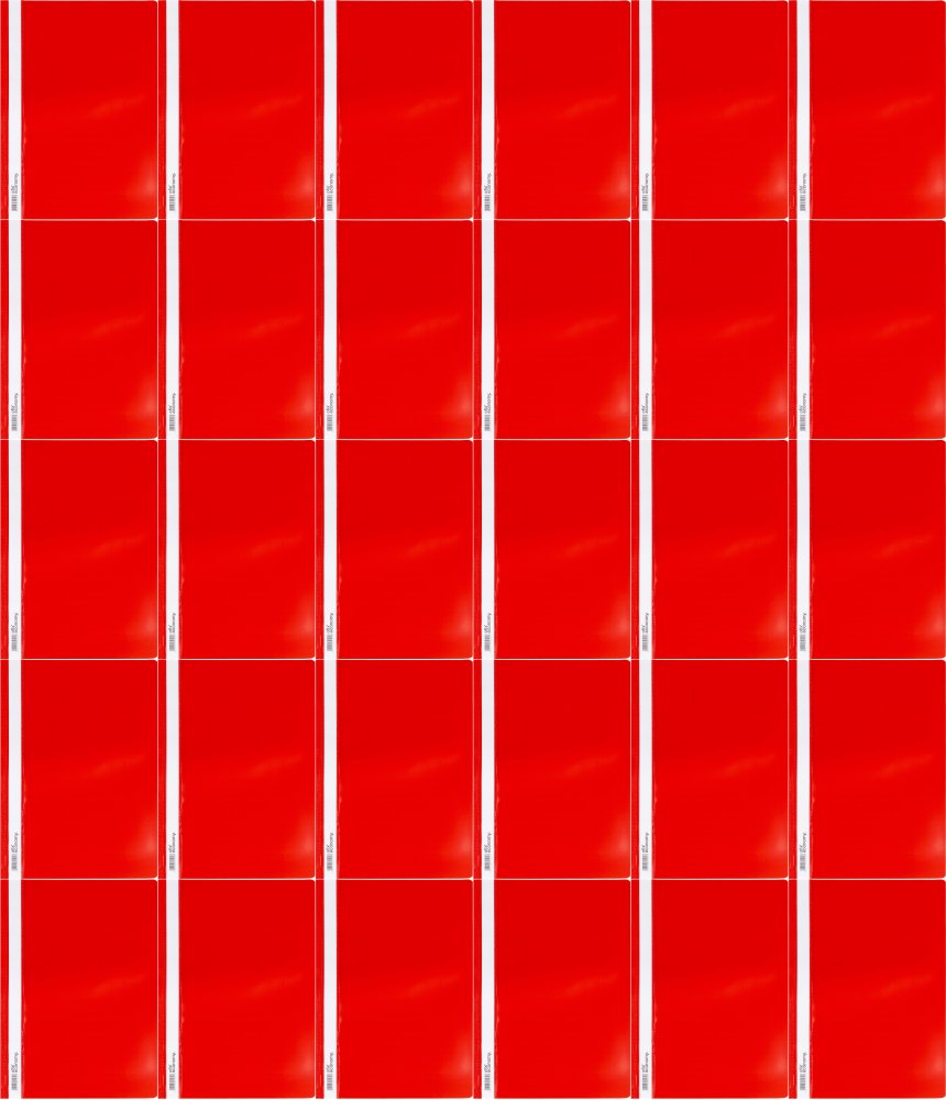 260x Skoroszyt plastikowy Ofix Economy, A4, PP, do 200 kartek, czerwony