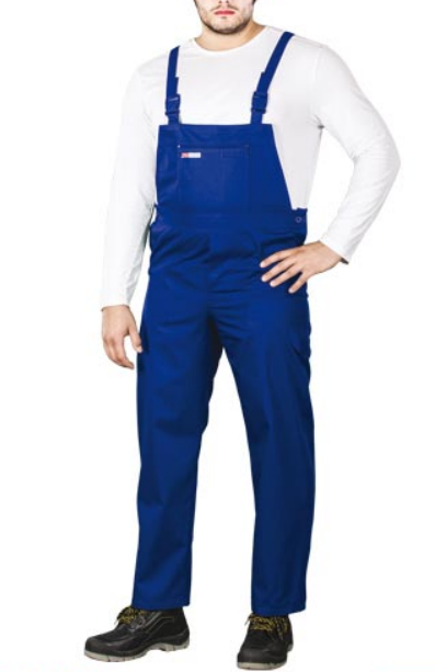 Ogrodniczki Reis Master, gramatura 262g, rozmiar 56, niebieski