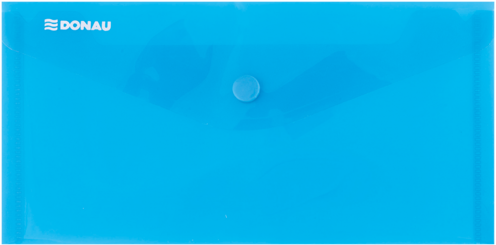 Teczka kopertowa Donau, DL, na zatrzask, niebieski