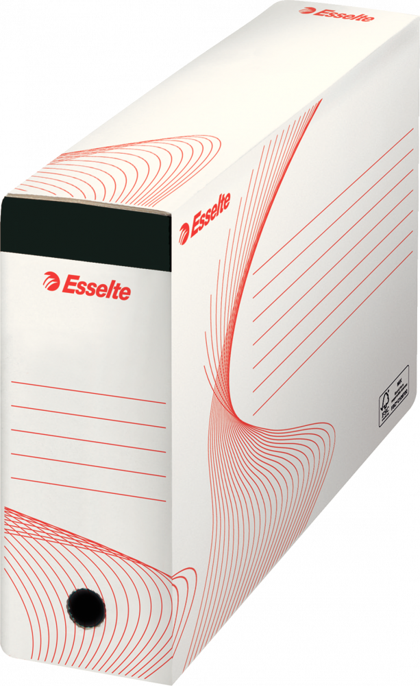 Pojemnik na 10 teczek zawieszanych Esselte, A4, 117x285x337mm, biały