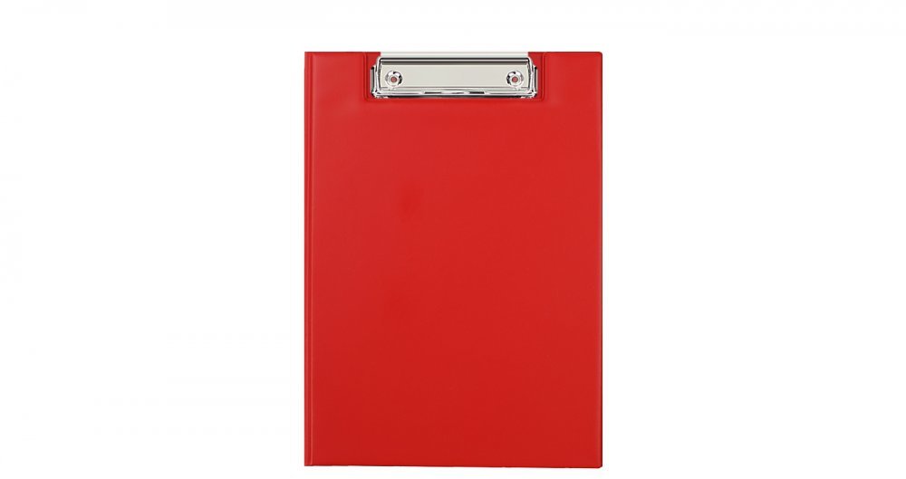 Clipboard Biurfol, z okładką, A5, czerwony
