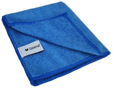 Ściereczka z mikrofibry Qleanup, 30x30cm, 250g, 10 sztuk, niebieski
