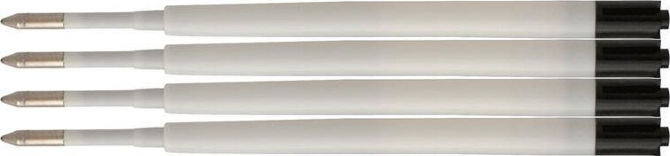 4x Wkład do długopisu MemoBe, 95mm, 0.7mm, 20 sztuk, czarny