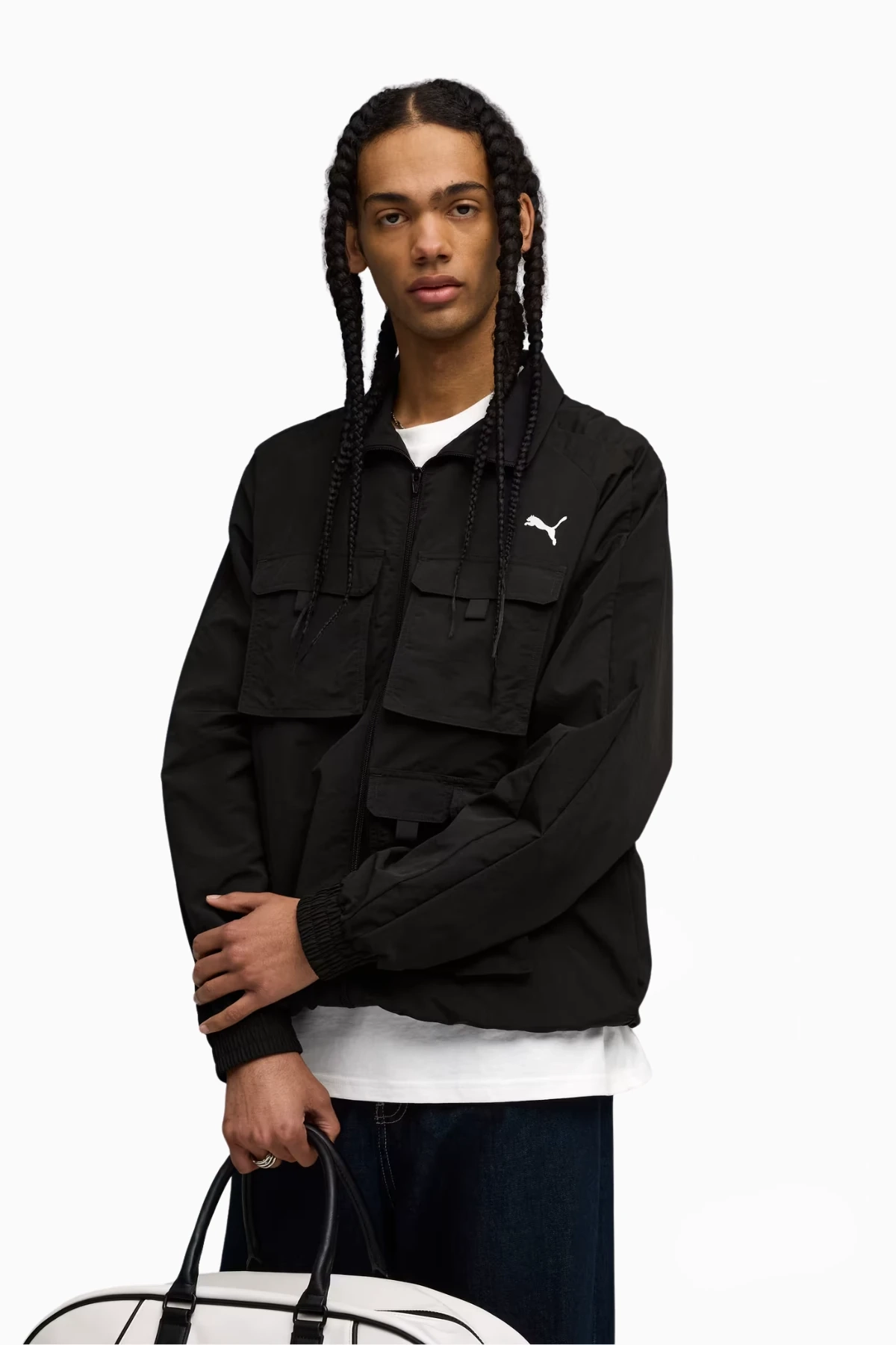 Kurtka Puma T7 Cargo Relaxed Track - Czarny