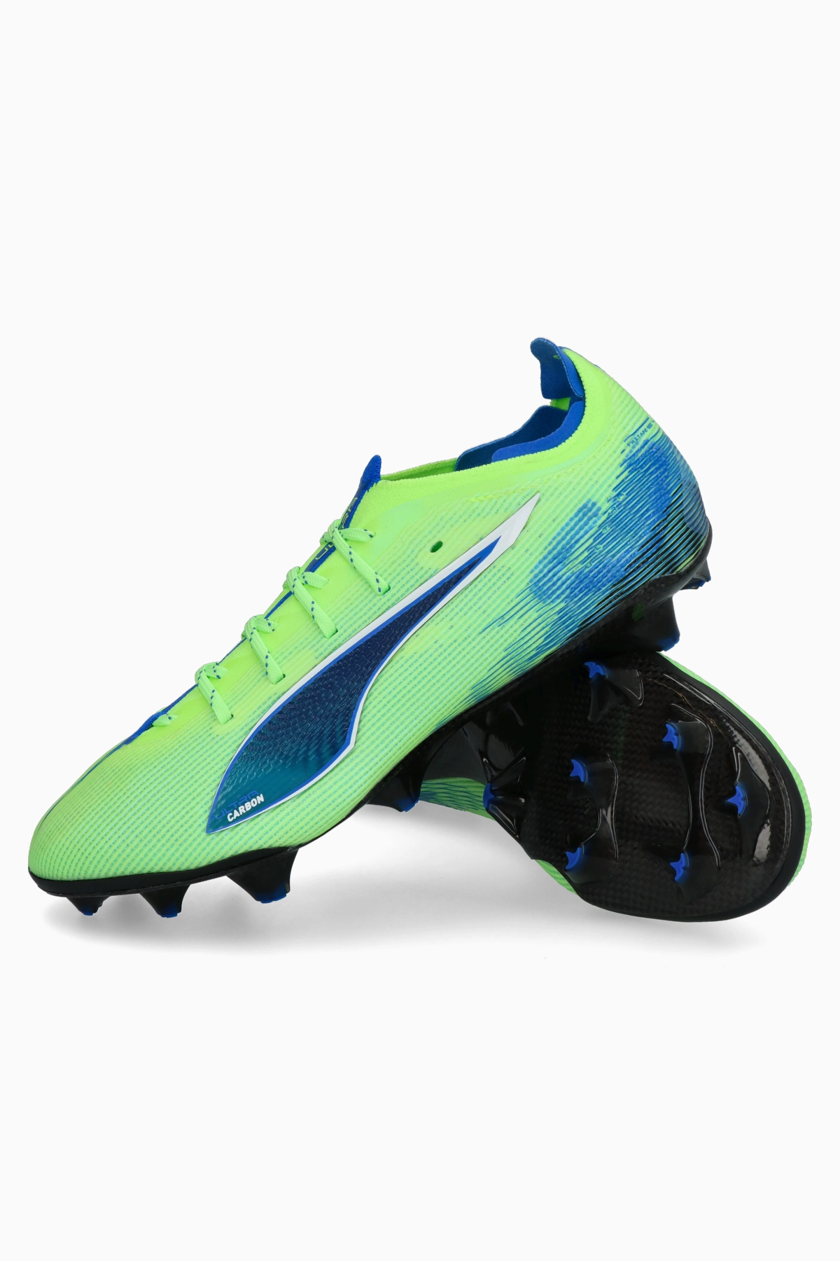 Korki Puma Ultra 5 Carbon FG Damskie - Limonkowy