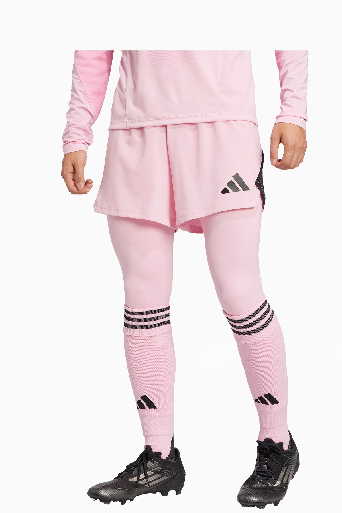 Legginsy adidas Tiro 25 Pro Goalkeeper - Różowy