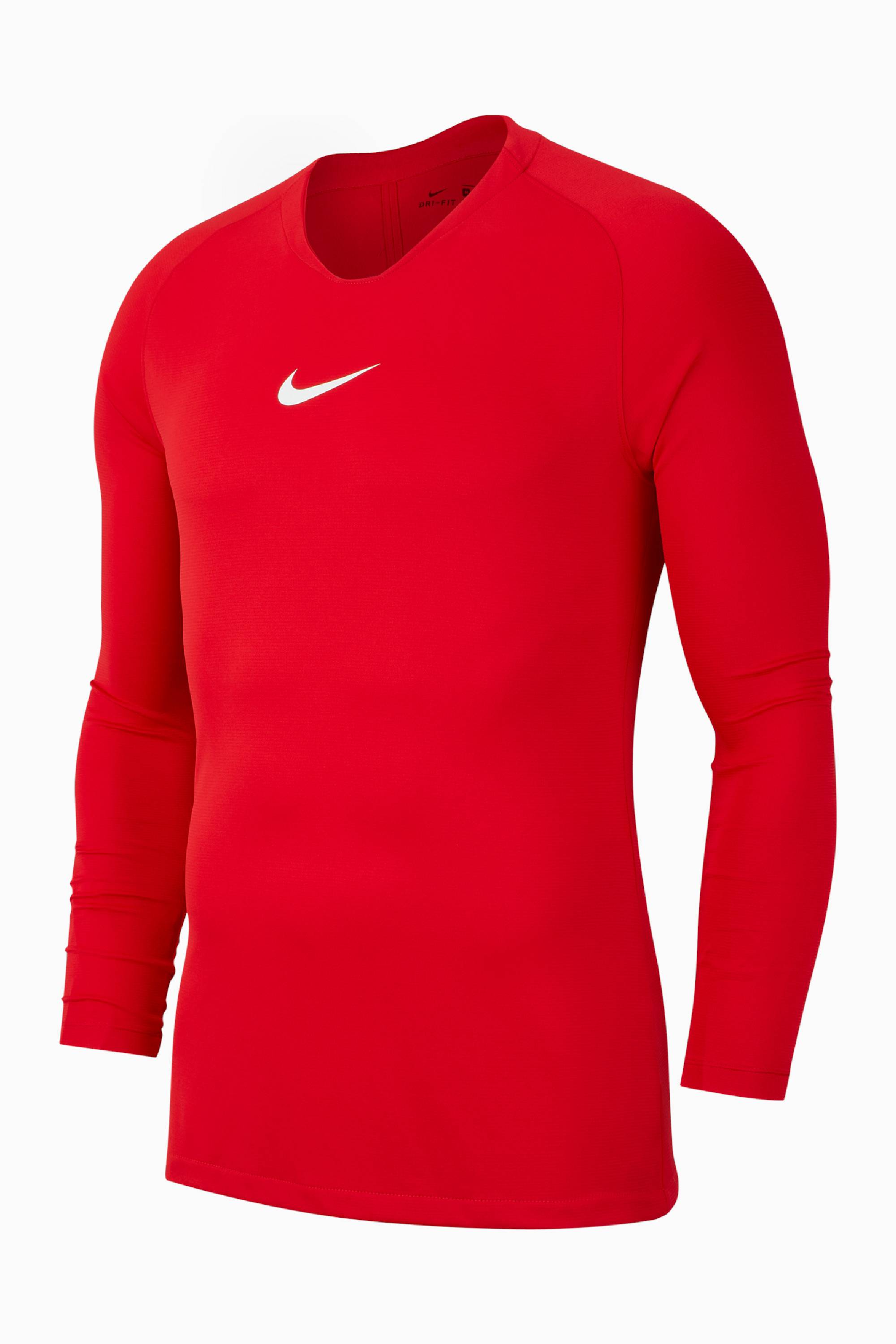 Koszulka Termoaktywna Nike Dry Park First Layer LS - Czerwony