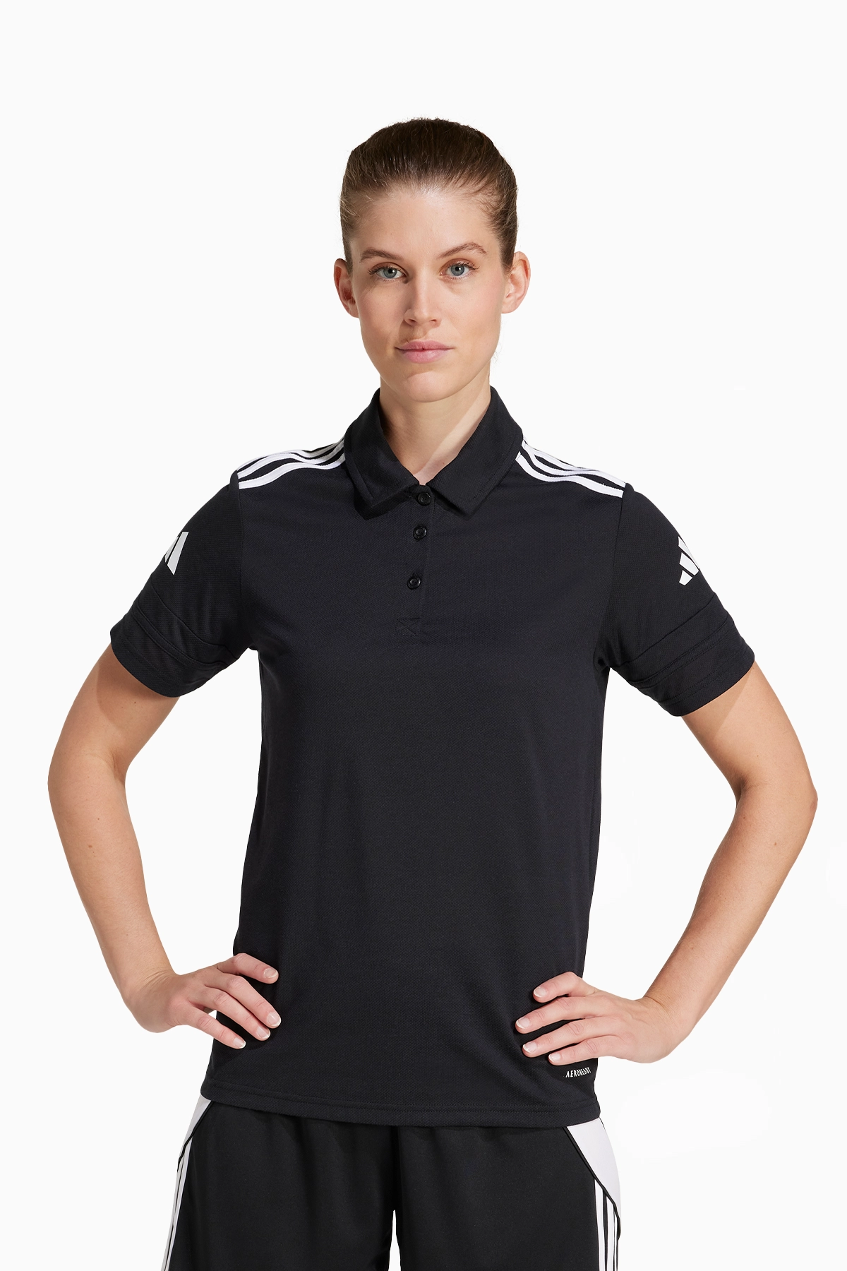 Koszulka adidas Squadra 25 Polo Damska - Czarny
