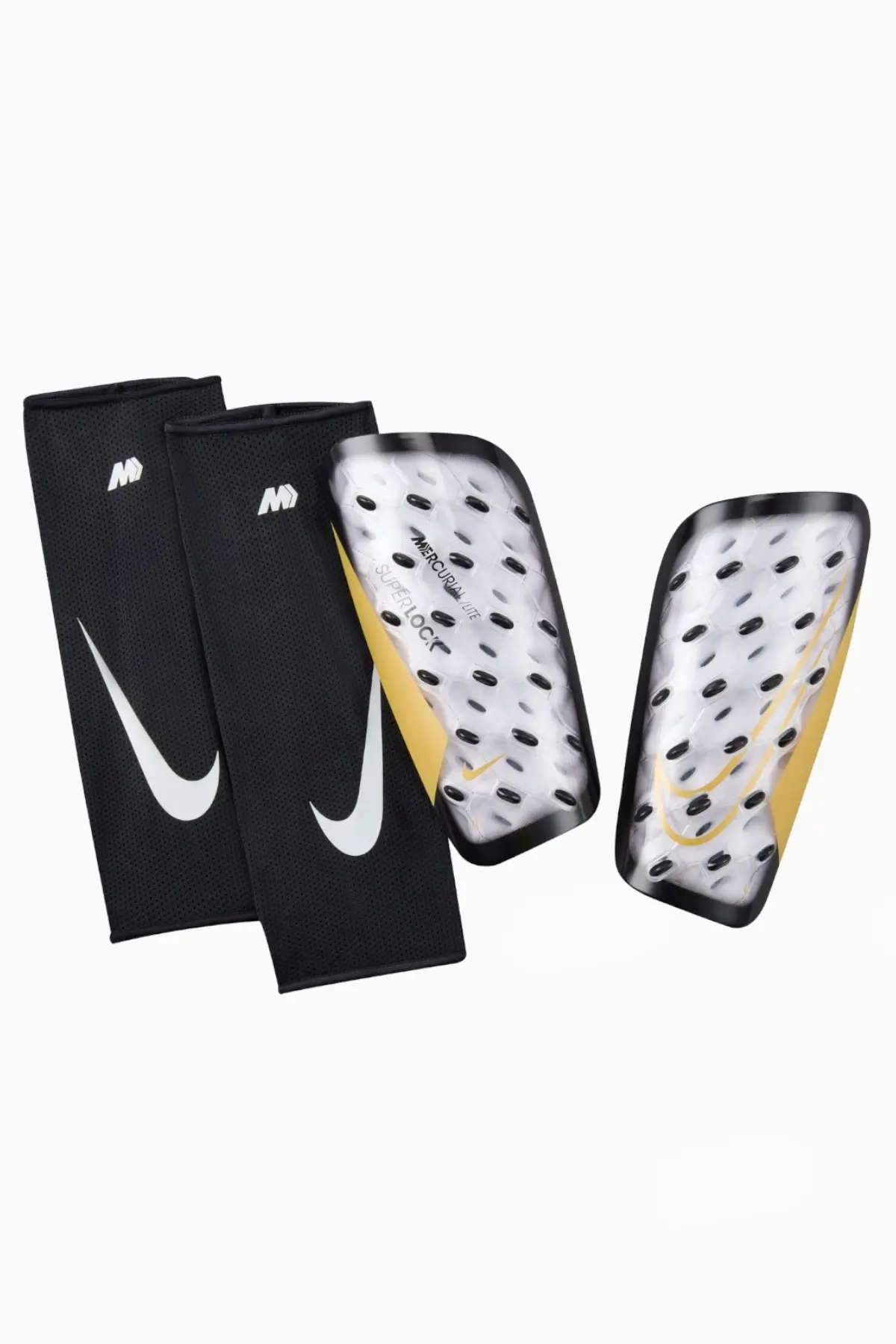 Ochraniacze Nike Mercurial Lite SuperLock - Biały