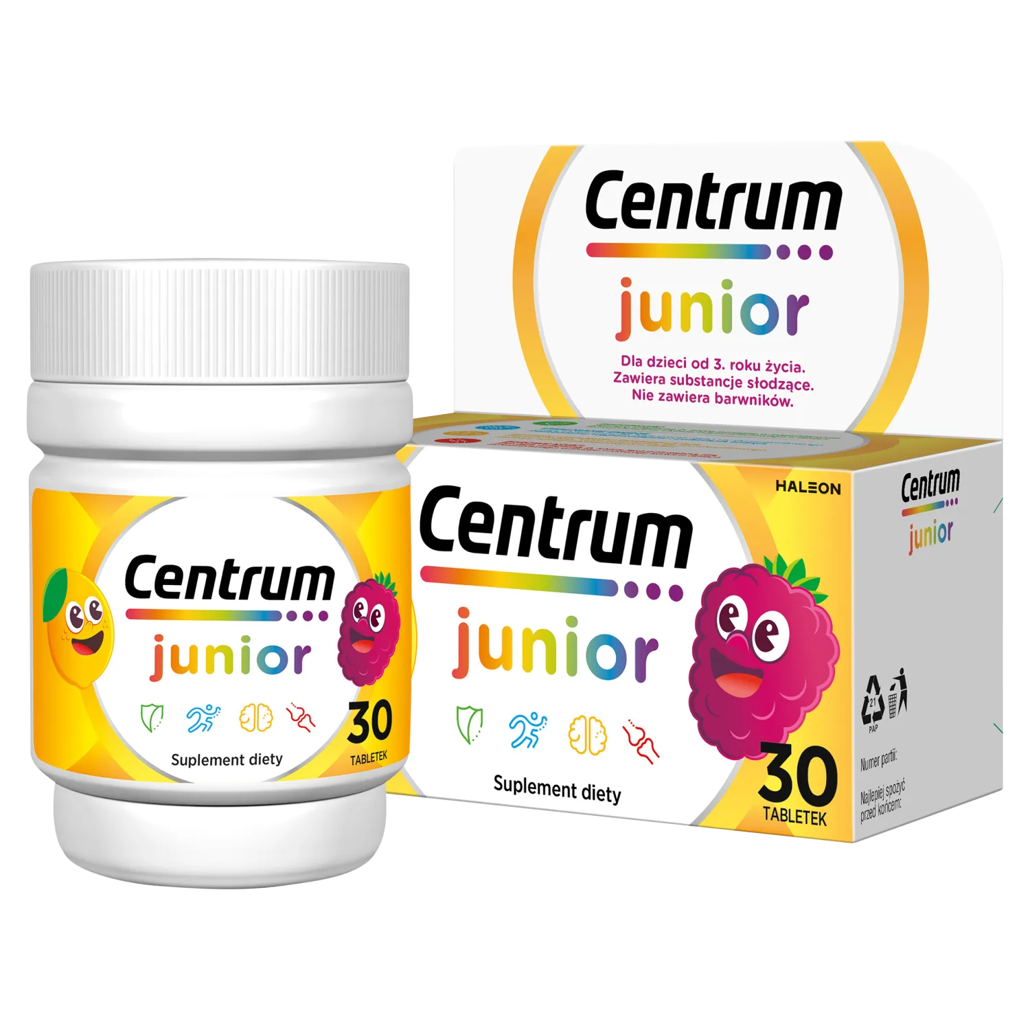 Centrum junior dla dzieci, 30 tabletek do ssania