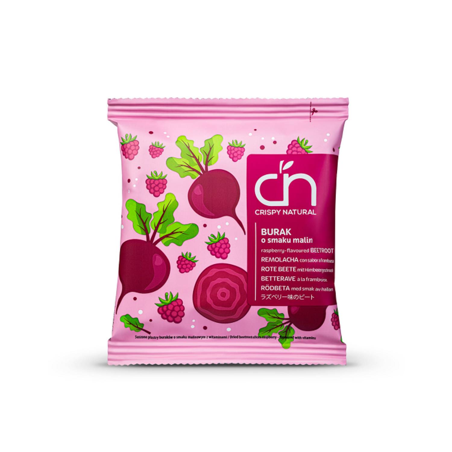 Cripsy - burak o smaku malinowym, 18 g