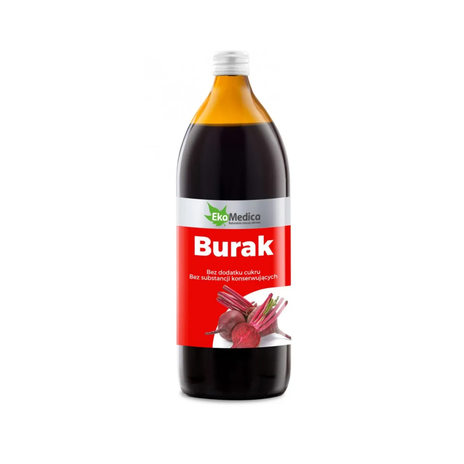 Ekamedica - sok z bulw buraków ćwikłowych, wsparcie układu nerwowego, 1000 ml