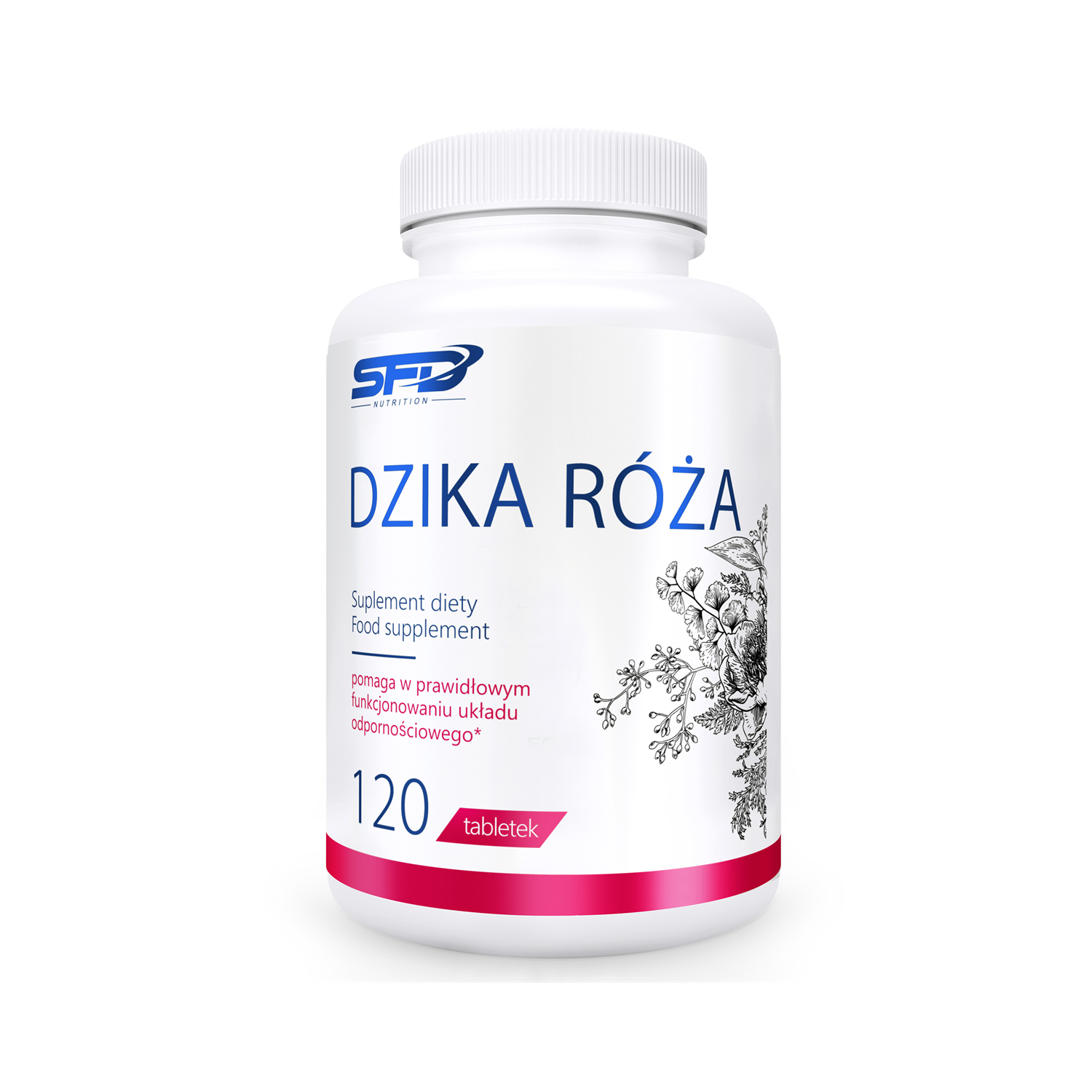 Sfd dzika róża, 120 tabletek