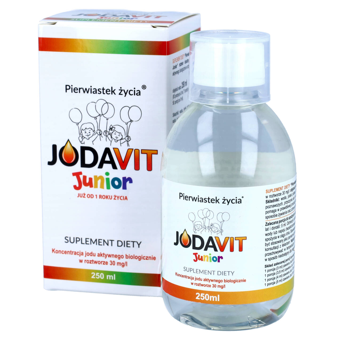 Jodavit junior jod dla dzieci od 1. roku życia, 250 ml