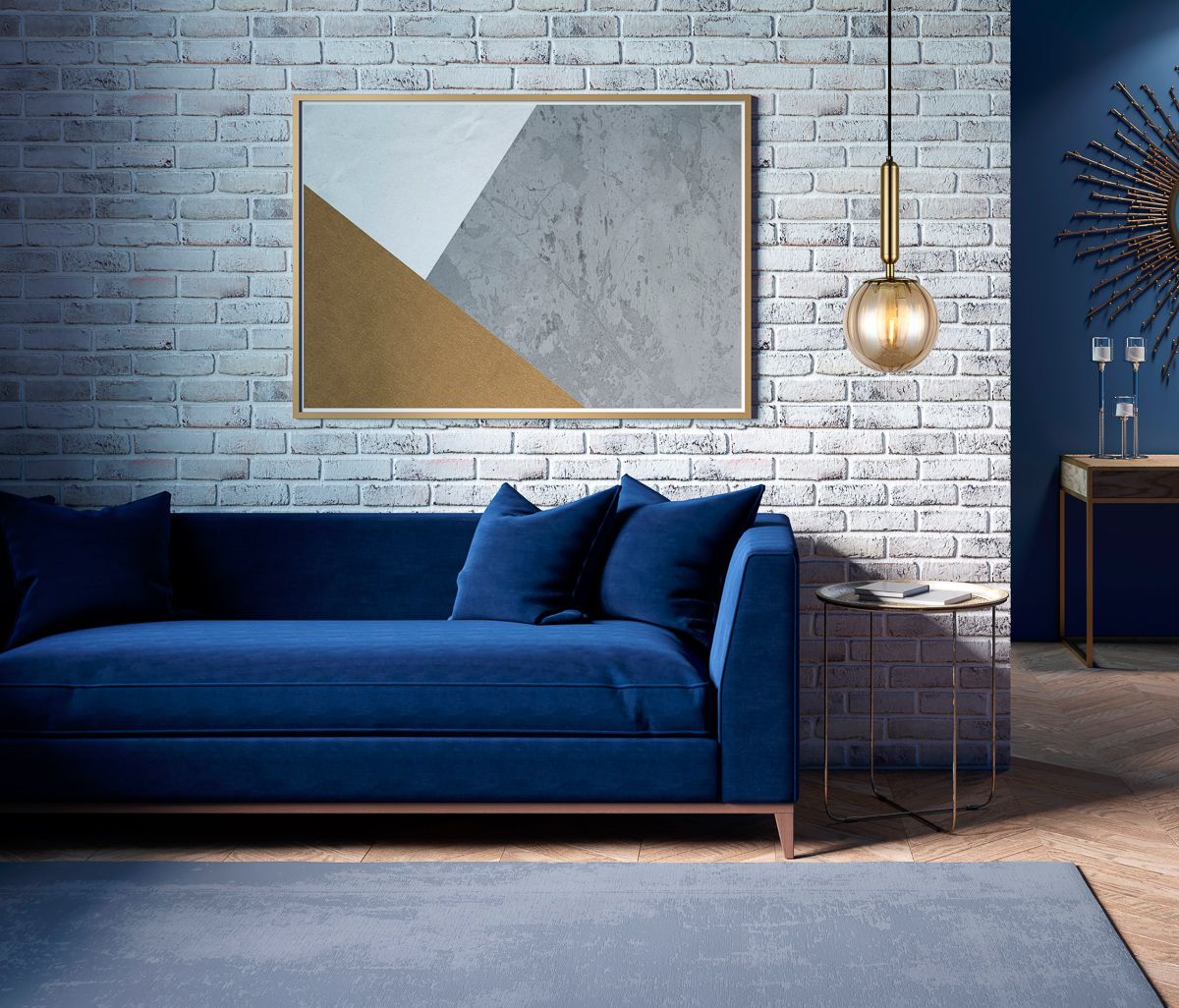 Italux Ravena lampa wisząca 1x5 W mosiądz PND-2324-1 BRO+AMB