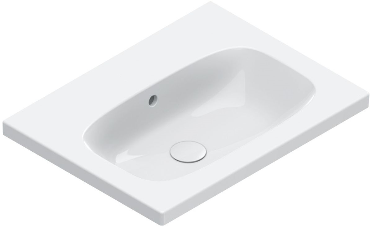 Catalano Alvea umywalka 60x46 cm prostokątna ścienna-meblowa biała 0620600001