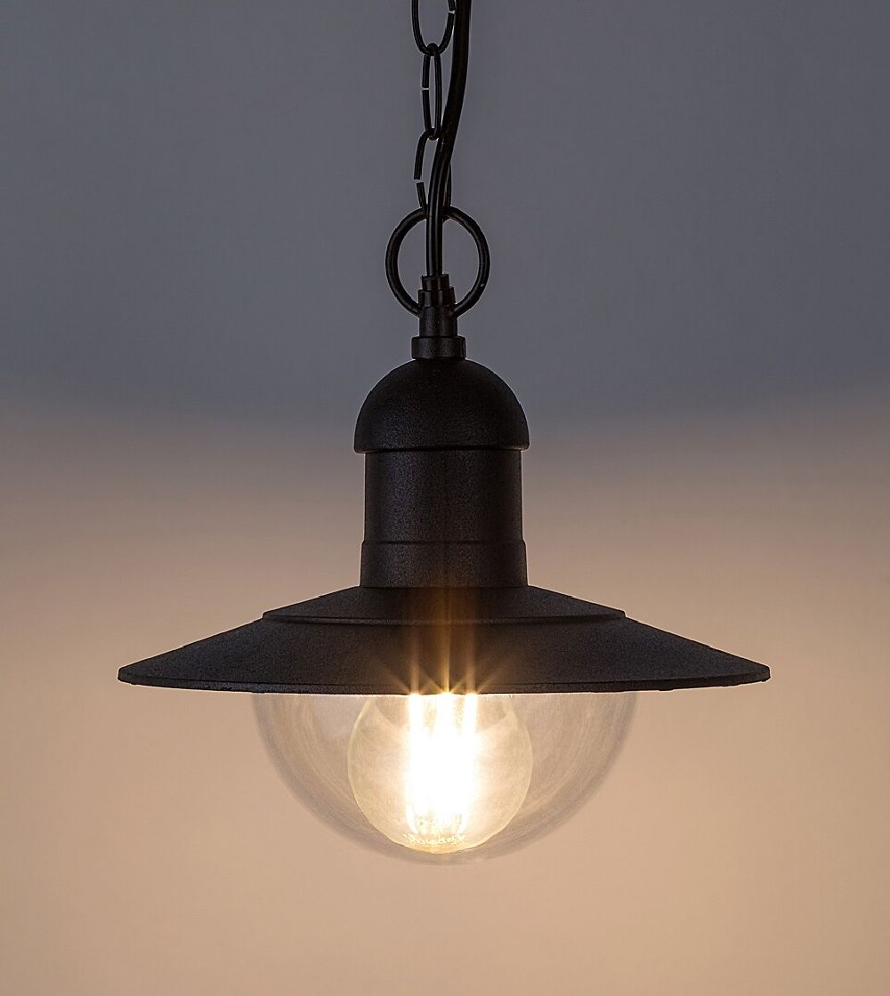 Rabalux Oslo lampa wisząca zewnętrzna 1x60 W czarna 8717