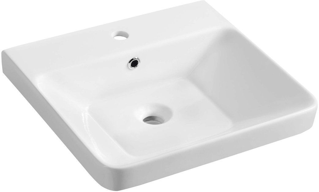 Sapho Thalie umywalka 50x46 cm meblowa prostokątna biała TH11050