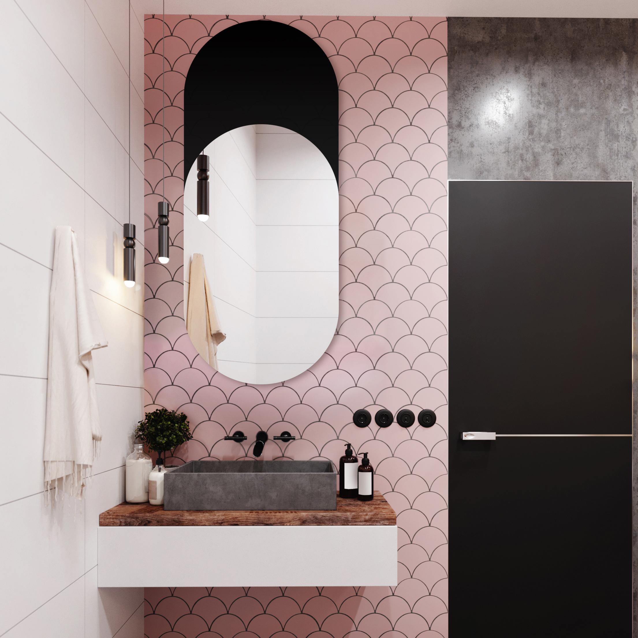 Guarda Calabria Black lustro 50x100 cm czarny/srebrny TOS-CAL-BLACK-50x100