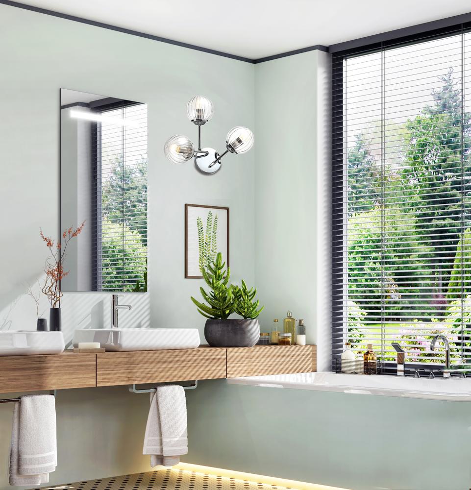 Candellux Best 2 kinkiet 3x40W chrom 23-72849