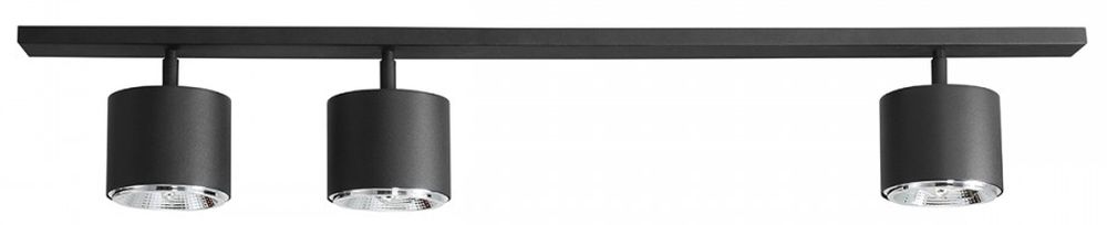 Aldex Bot 3 lampa podsufitowa 3x35W czarna 1047PL_E