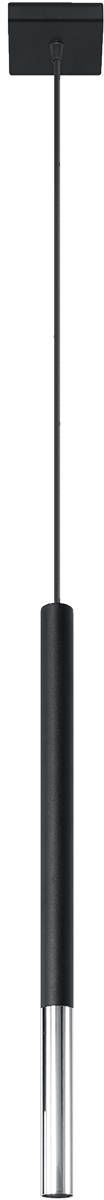 Sollux Lighting Mozaica lampa wisząca 1x40W czarny/chrom SL.0885 - Wysyłka w 24h
