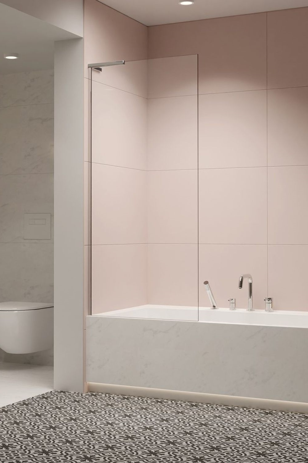 Radaway Modo SL PNJ II parawan nawannowy 80 cm lewy chrom połysk/szkło przezroczyste 10316080-01-01L - Wysyłka w 24h