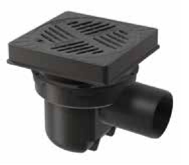 Kessel Ecoguss wpust podwórzowy poziomy 34103