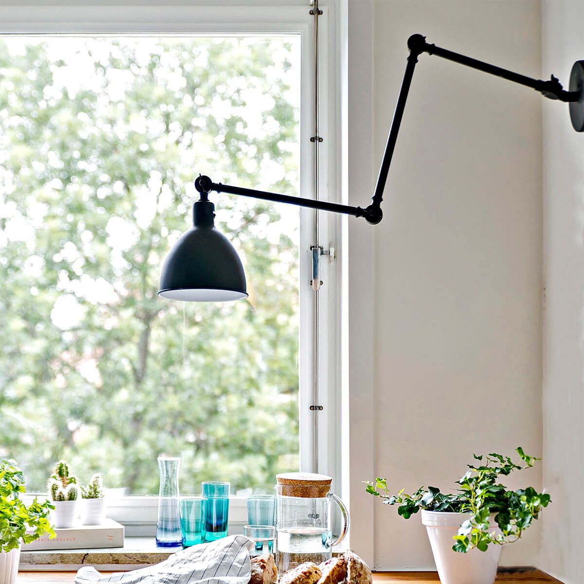 By Rydéns Bazar kinkiet 1x5W czarny 2827660-4000