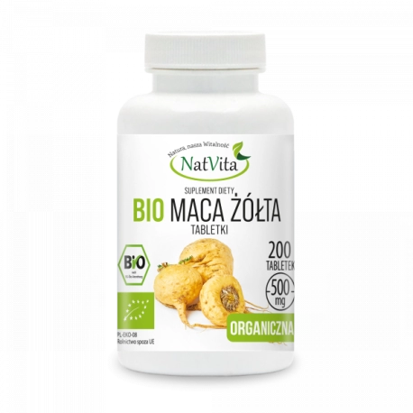 Maca tabletki 100g ekstrakt 4:1 (ok. 200 szt. po 500mg)