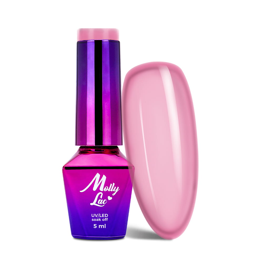 Lakier hybrydowy LED/UV Gel Polish MollyLac Miss Iconic Nr 511 Secret Things 5 ml