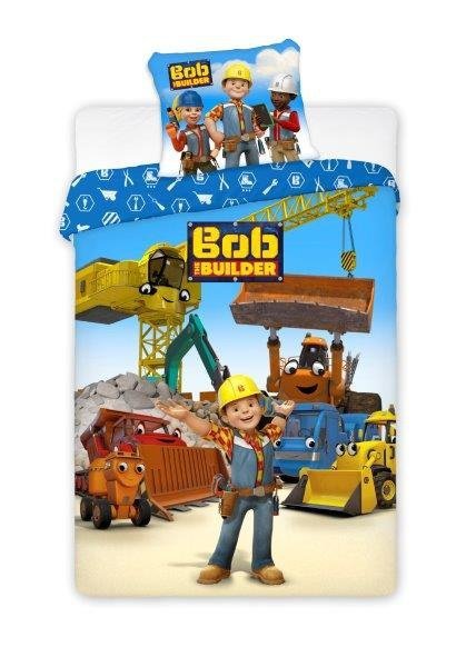 Pościel licencyjna Bob Budowniczy 100% bawełna 160x200 - wz. 006