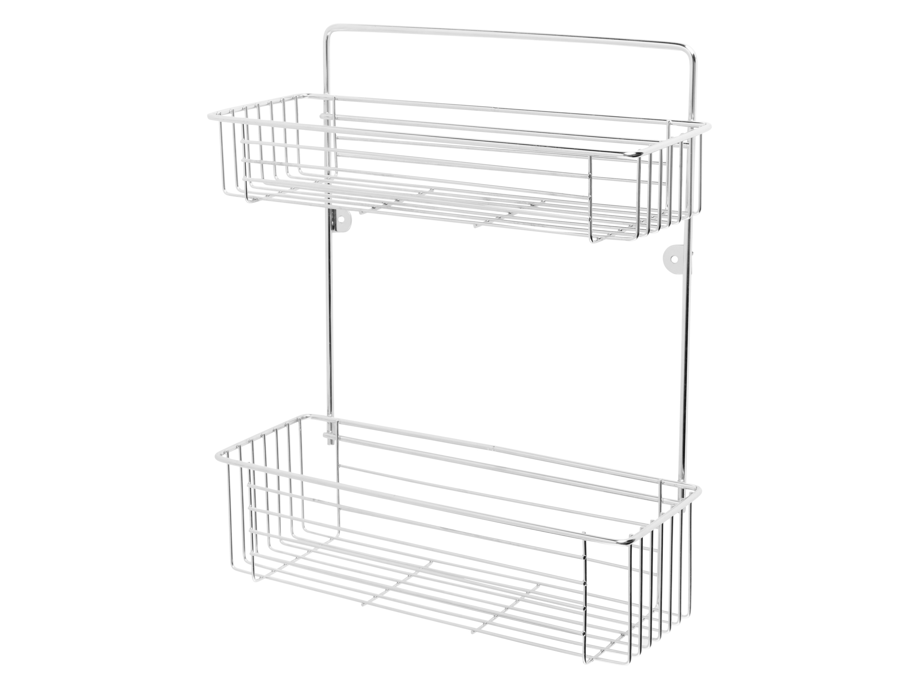 Livarno home Półka prysznicowa do wkręcania/stal nierdzewna