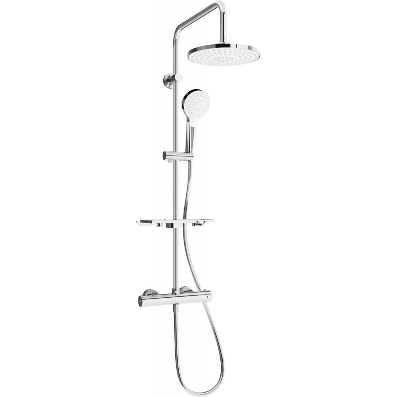 Zestaw prysznicowy natynkowy Mexen Kai chrom/biały 771500593-00 1 szt.